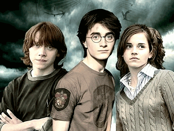 harry ,ron et hermione